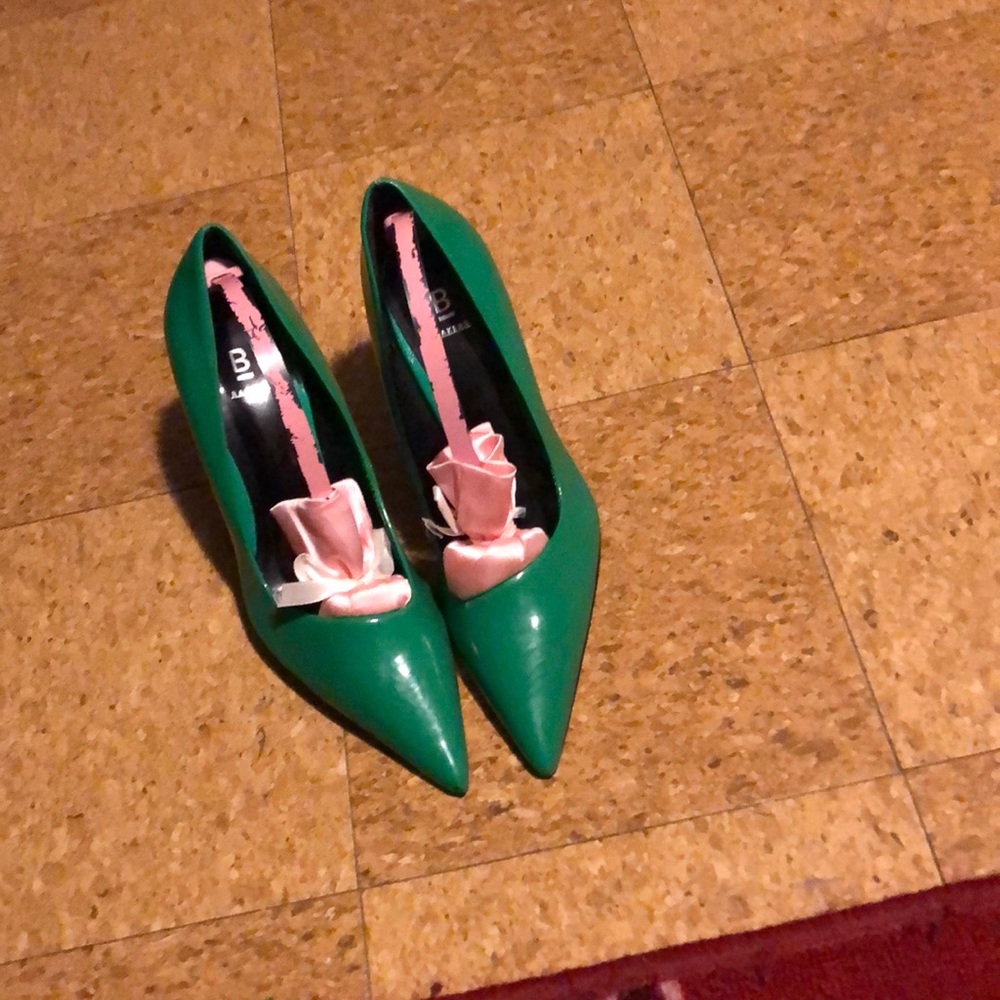 Emerald Green heels